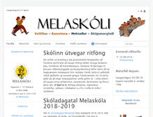 Tablet Screenshot of melaskoli.is