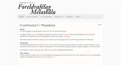 Desktop Screenshot of foreldrar.melaskoli.is